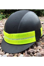 2022  Equisafety Polite Reflective LED Flashing Riding Hat Band POLLED - Yellow
